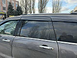 Дефлектори вікон, вітровики Jeep Grand Cherokee (WK2) 2010-2021 6шт. (Autoclover/Корея), фото 3