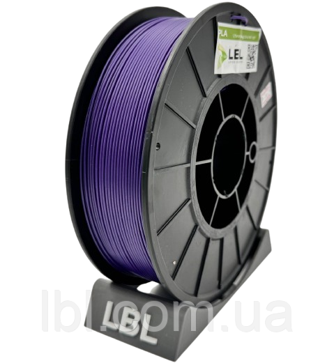 PLA (ПЛА) пластик Фіолетовий NEON для 3D принтера 0.800 кг / 260 м / 1.75 мм