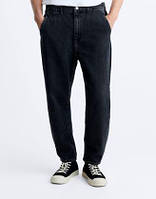 Zara Джинси  чоловічі Slouchy Fit чорні  46 розмір IT 52
