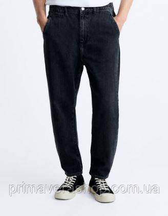 Zara Джинси чоловічі Slouchy Fit чорні 46 розмір IT 52