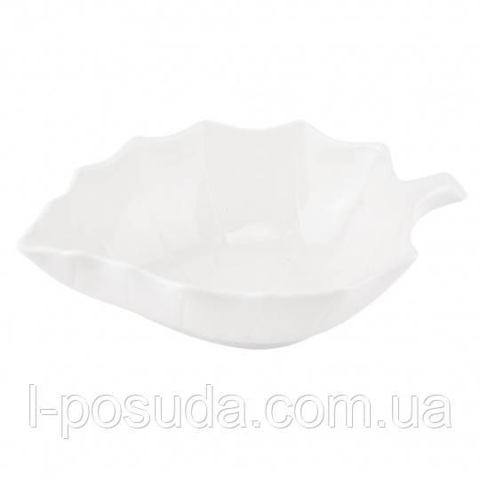 Салатник порцеляновий Лист 30*20 см, фото 1