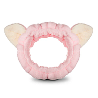 Пов'язка для волосся з вушками котика рожева Mr. Scrubber
