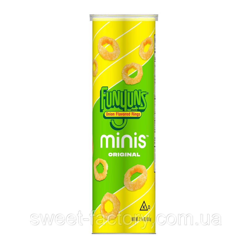 Снеки Funyuns Minis Original Onions Rings 81g, фото 1