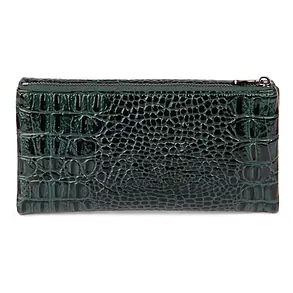 Гаманець жіночий шкіряний на магніті тиснення пітон Vermari 3886-1302, фото 2