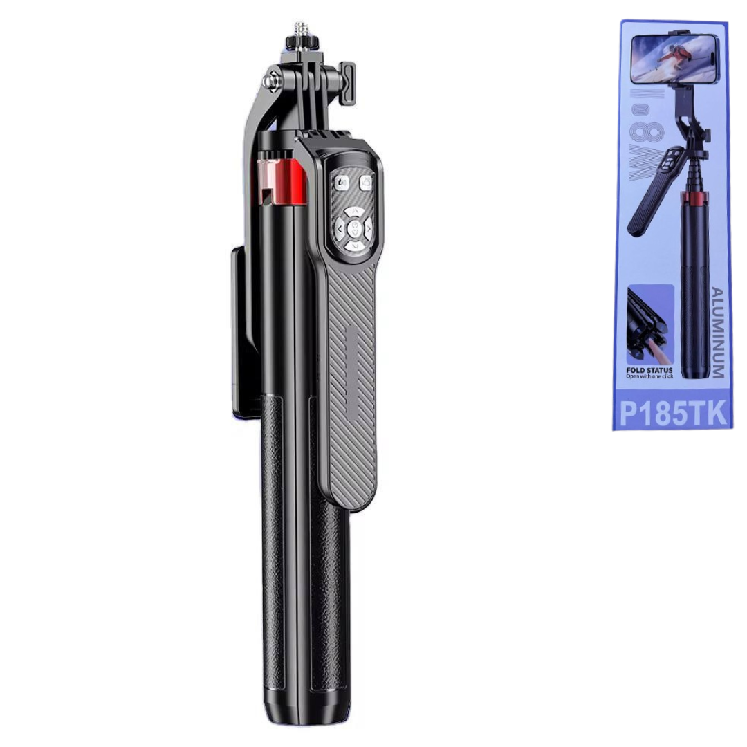 Штатив монопод з пультом на чотирьох ніжках 43-180 см AC Prof P185TK Selfie stick Aluminum
