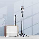 Штатив для телефона з пультом на чотирьох ніжках 47-220 см AC Prof P185 Max Aluminum, фото 5