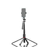 Штатив для телефона з пультом на чотирьох ніжках 47-220 см AC Prof P185 Max Aluminum, фото 6
