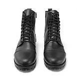 Каптое чоботи з відрізним миском черевики шкіряні зимове чоловіче взуття на хутрі Rosso Avangard Captoe, фото 5