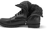 Каптое чоботи з відрізним миском черевики шкіряні зимове чоловіче взуття на хутрі Rosso Avangard Captoe, фото 4