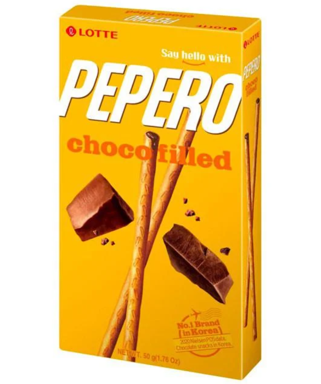 Соломка Lotte Pepero Choco Filled із шоколадною начинкою 45г