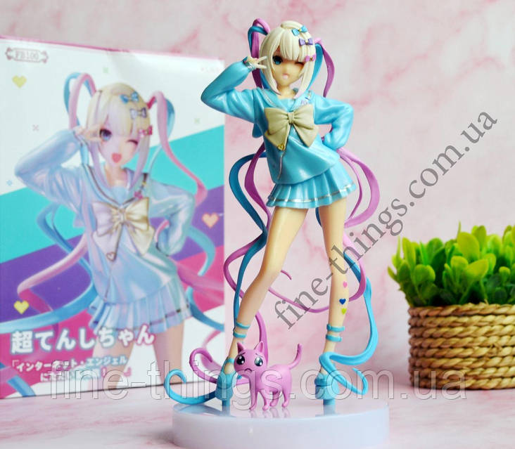 【yukichan さま】ornament *୨୧ かわいい クリーム色の女の子 Экшн фигурка Амэ Needy Streamer Overload, аниме фигурка Амэ-чан