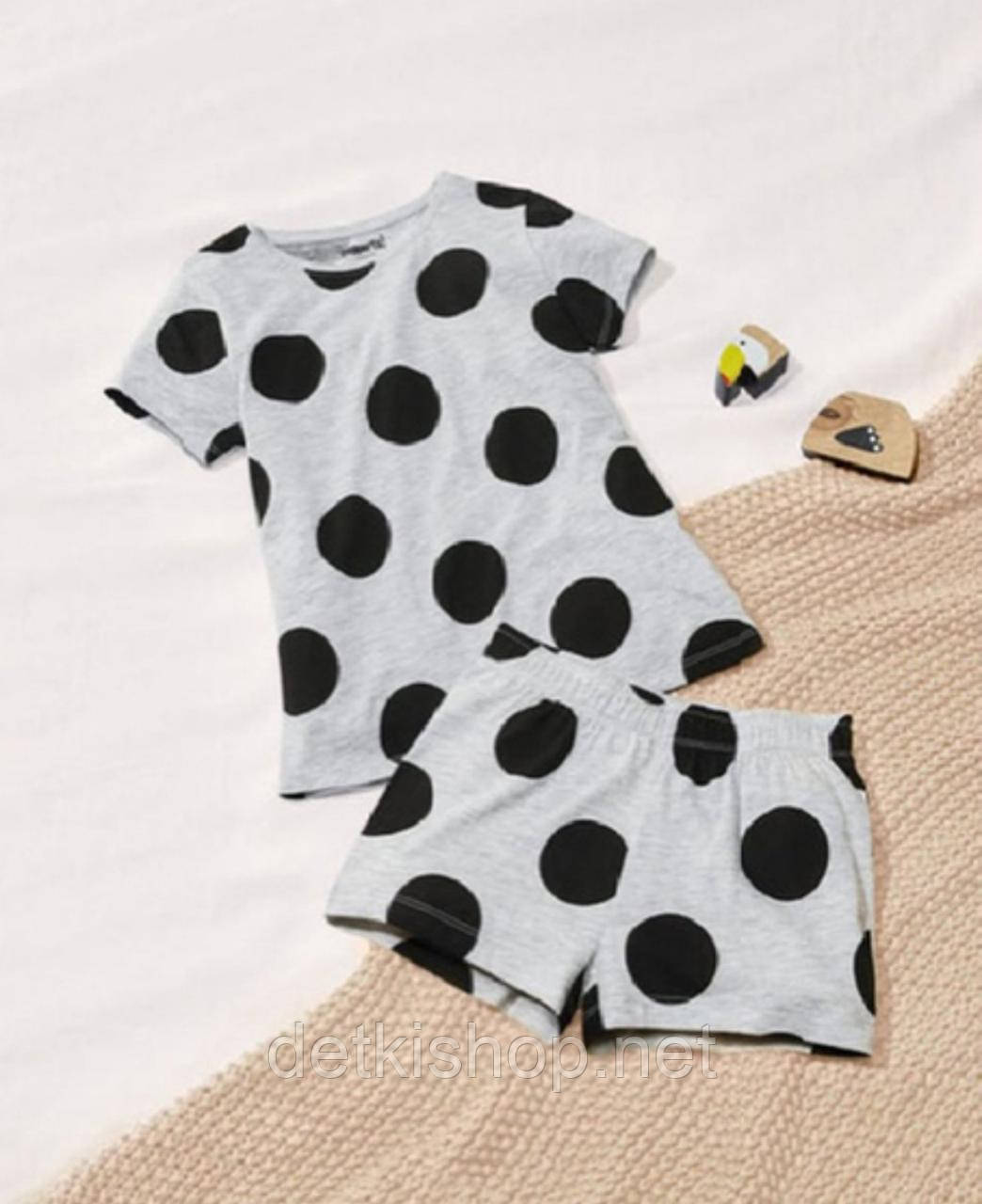 Піжама для дівчинки домашній костюм футболка та шорти