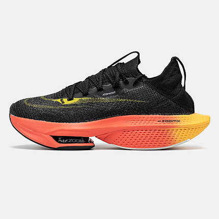 Кросівки Nike Air ZoomX Alphafly Next 2 Black Red / Найк Аїр ЗумХ Альфафлай Некст 2 Чорні з Червоним, фото 1