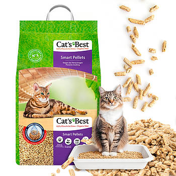 Cat s Best Smart Pellets 20л/10кг/ Cats Best smart Rettenmaier JRS пелети Кетс бест смарт пелетс наповнювач для туалету