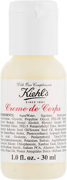 Крем для тіла з маслом какао та авокадо Kiehl's Creme de Corps, 30 мл