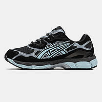 Чоловічі Кросівки Asics Gel-NYC Black Blue / Асікс Гел-НІС Чорні з Блакитним, фото 4