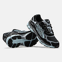 Чоловічі Кросівки Asics Gel-NYC Black Blue / Асікс Гел-НІС Чорні з Блакитним, фото 6