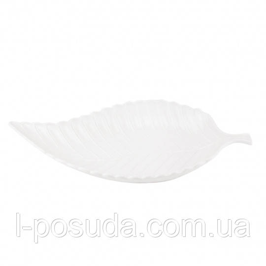 Салатник порцеляновий Лист 42*21,5 см, фото 1