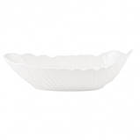 Салатник порцеляновий "Біле перо", 34*15 см, фото 2
