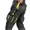 Штани робочі захисні чоловічі SteelUZ LIME 24 (зріст 182) спецодяг, фото 3