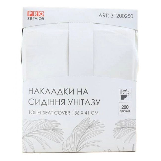 Накладки-PRO-31200250 д/унітазу 1/4 200шт