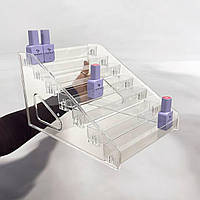 Прозора підставка для гель-лаків на 7 ярусів (22.2*29.7х18.6 см)