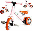 Біговел велосипед 2в1 Ecotoys ENERGY Pink, фото 2