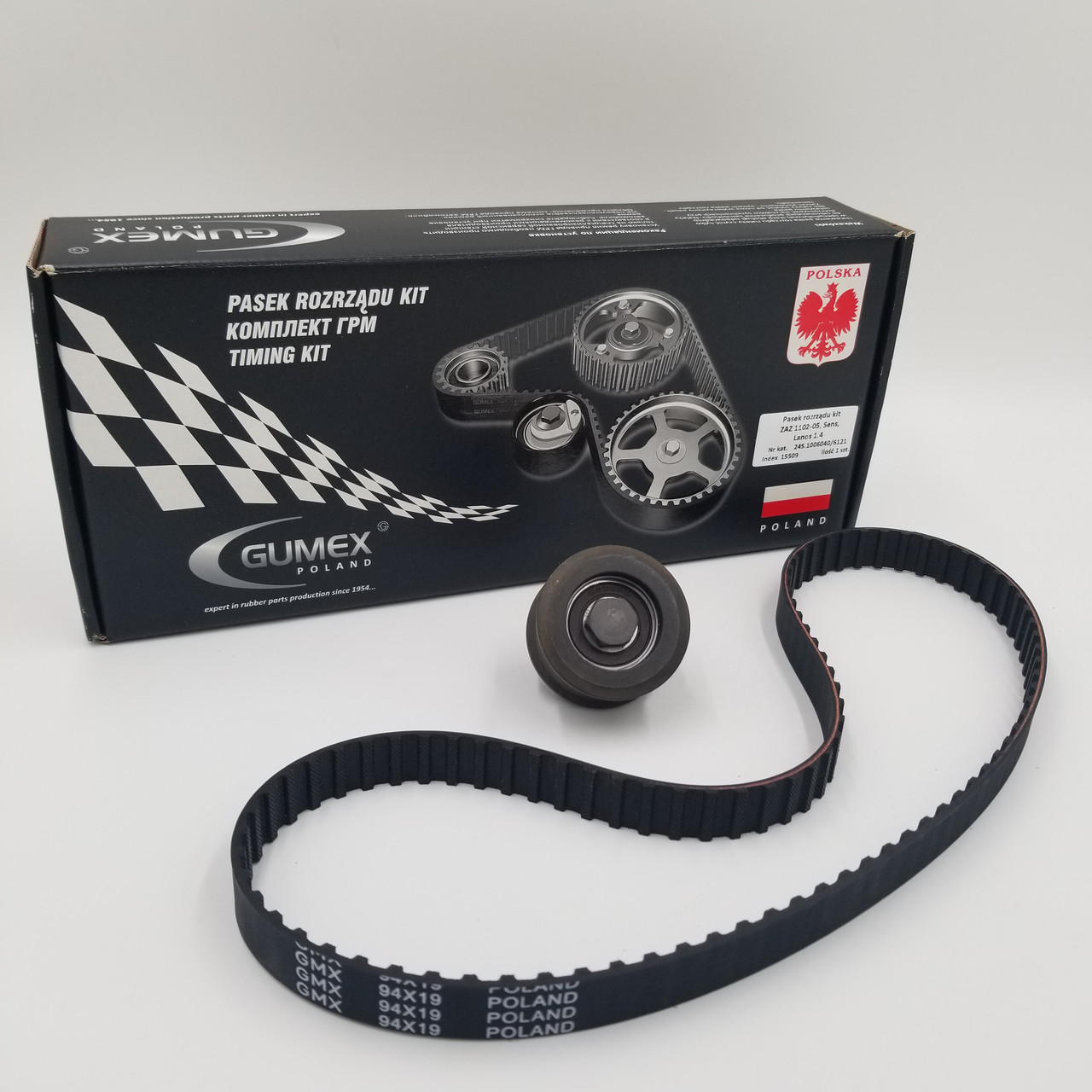 Комплект ременя ГРМ Сенс, Таврія, Славута GUMEX Польша