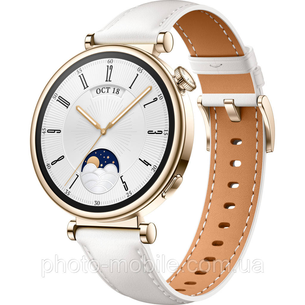 Смарт-годинник Huawei WATCH GT 4 41mm Classic White Leather