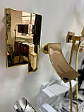 Золотая душевая система скрытого монтажа FUTURA  890JKL Gold, фото 7