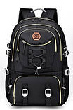 Якісний Зручний рюкзак міський на 20-35 літрів чорний, фото 2