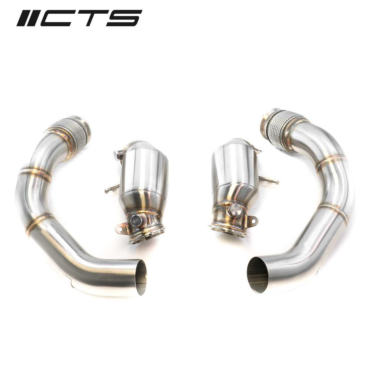 Даунпайп із спортивним каталізатором CTS TURBO BMW F90 M5/M5C & BMW G15/G16 M8/M8C, фото 1