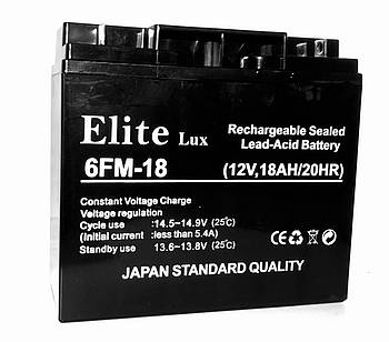 Акумулятор 12 V 18 Ah AK ELITE LUX (4)