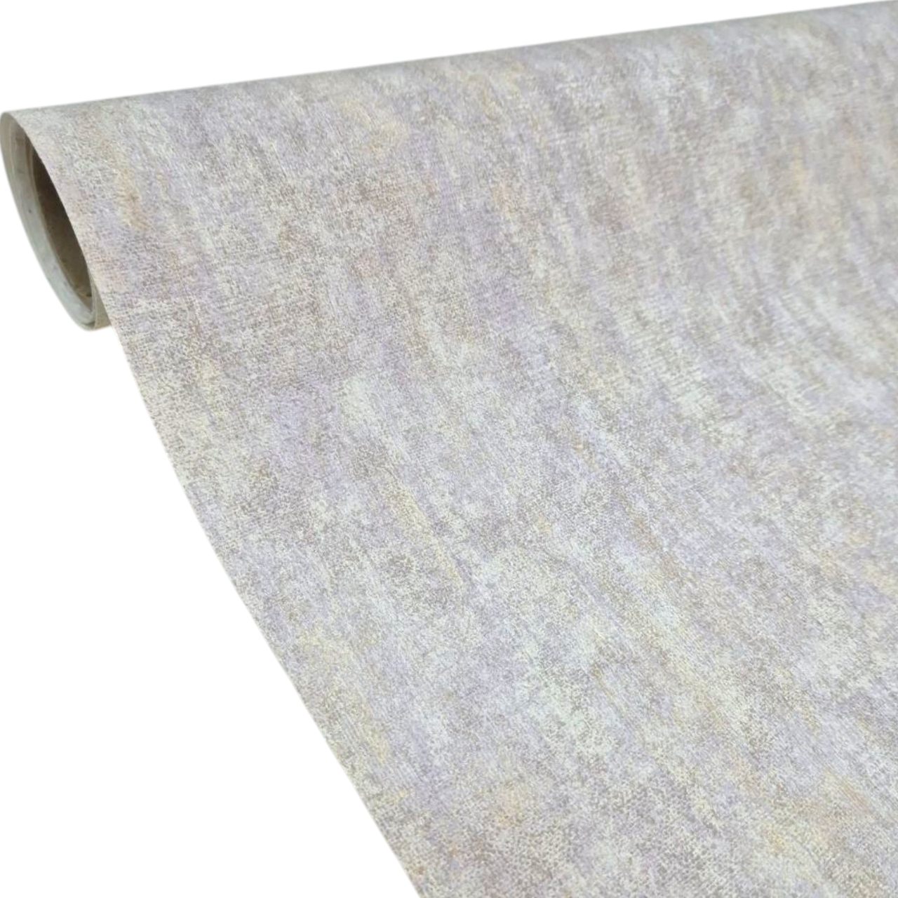 Шпалери вінілові 10.05 × 1.06 м Grandeco US1007, сіро-бузкові для вітальні, спальні, кухні, коридору, фото 1