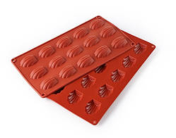 Форма силіконова Профі Мушля 42х35 мм 15 комірок One Chef NK-904050