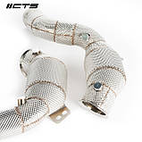 Даунпайп із спортивним каталізатором CTS TURBO MERCEDES-BENZ M177/W213 E63S, фото 2