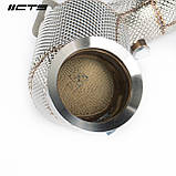 Даунпайп із спортивним каталізатором CTS TURBO MERCEDES-BENZ M177/W213 E63S, фото 3