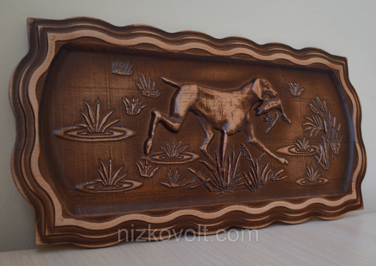 Собака на полюванні (405х200х18), фото 1