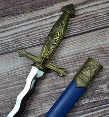 Кинджал масонський символ могутності і багатства + підставка, фото 3