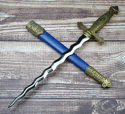 Кинджал масонський символ могутності і багатства + підставка, фото 4