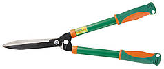 Ножиці для стриження чагарників MASTERTOOL 620 мм хвилясті леза тефлон двокомпонентні ручки 14-6133