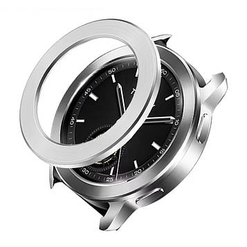Безель металевий для смарт годинника Xiaomi Watch S3/S4 Automatic Topic Recognition Silver