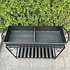 Мангал із дровницею на 15 шампурів 4мм, фото 3