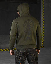 Худі CELEO на флісі руни олива ВТ3853, фото 5