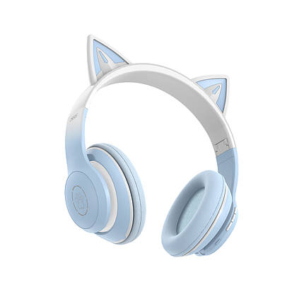 Наушники гарнитура накладные Bluetooth XO BE38 Blue (BE38.blue), фото 3