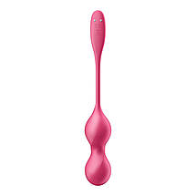Вагінальні кульки з вібрацією Satisfyer Love Birds 2, що працюють від програми, рожеві, фото 3