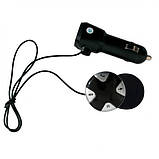 Трансмітер модулятор MP3 UKC CM-S25 з магнітним тримачем, Автомобільний трансмітер bluetooth, фото 3