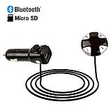 Трансмітер модулятор MP3 UKC CM-S25 з магнітним тримачем, Автомобільний трансмітер bluetooth, фото 5