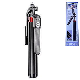 Штатив монопод з пультом на чотирьох ніжках 43-180 см AC Prof P185TK Selfie stick Aluminum