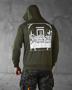 Худі maklin олива череп НП4892 XL